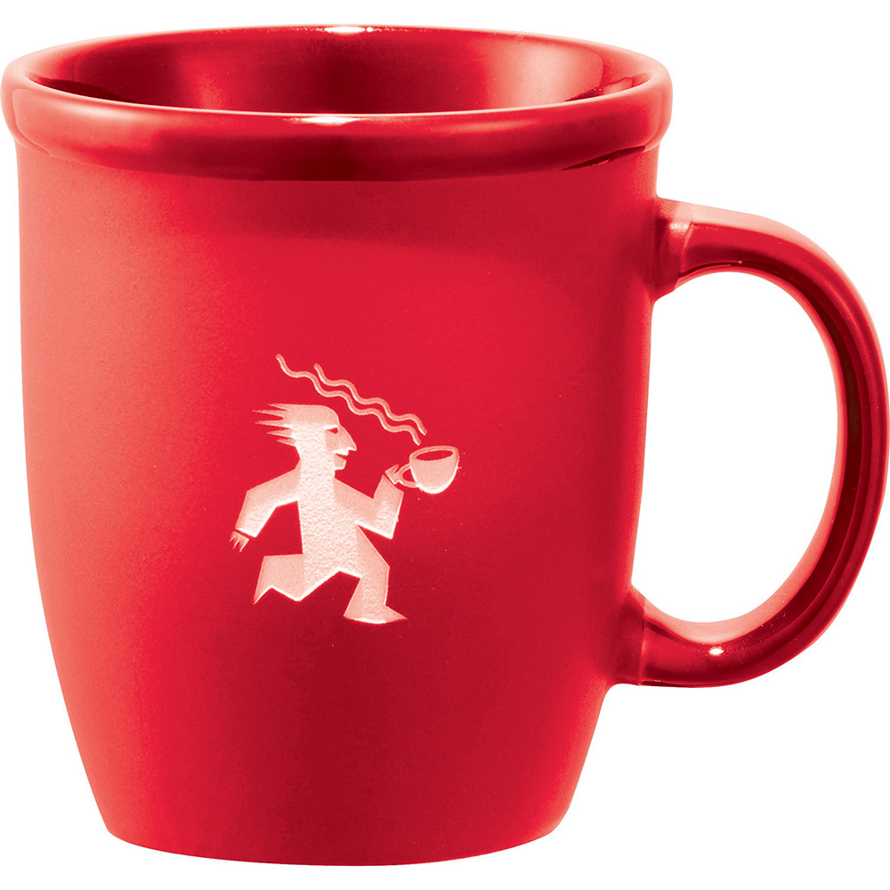 Cafe Au Lait Ceramic Mug 350ml – Mugs – The Range – available in Red and White – thumbnail 8 of 11