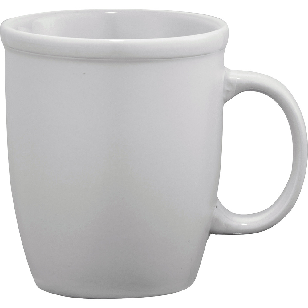Cafe Au Lait Ceramic Mug 350ml – Mugs – The Range – available in Red and White – thumbnail 6 of 11