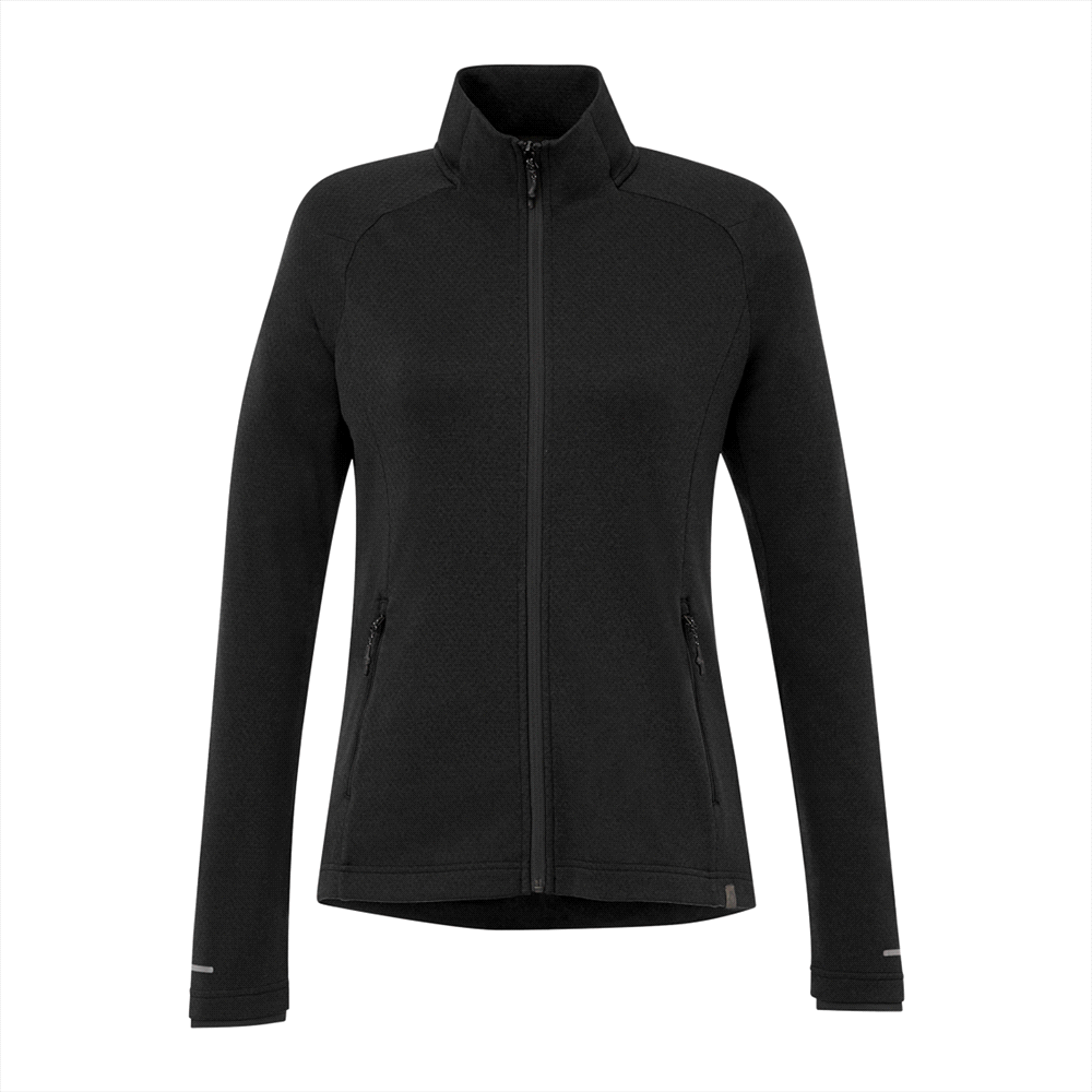 Asgard Eco Knit Jacket - Womens – Jackets – Apparel Range – available in Black, Heather Dark Charcoal, New Royal Heather, Silver Heather and Team Red Heather – thumbnail 4 of 31