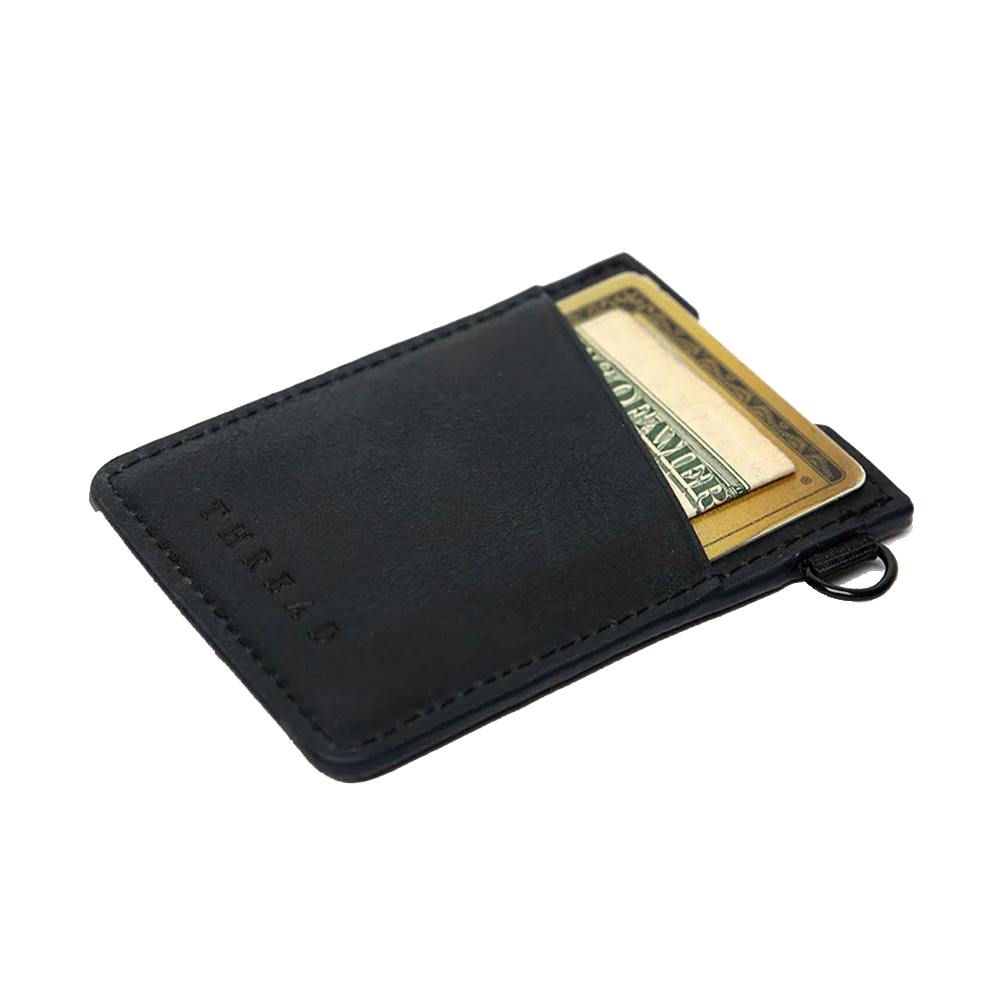 Thread Vertical Wallet – Brushes – The Range – available in Black – thumbnail 4 of 4