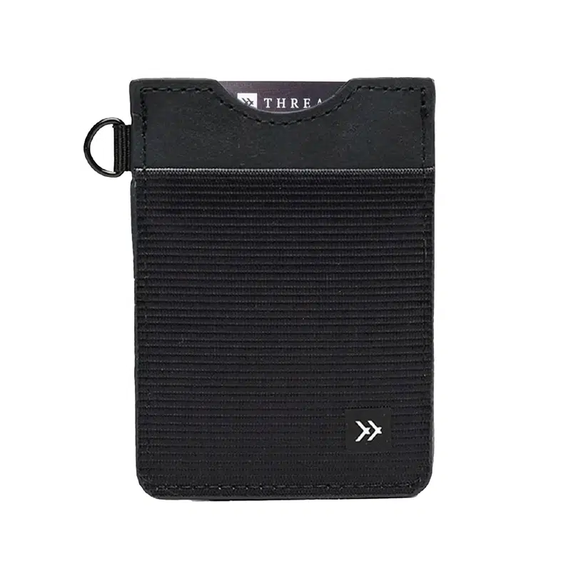 Thread Vertical Wallet – Brushes – available in black colour