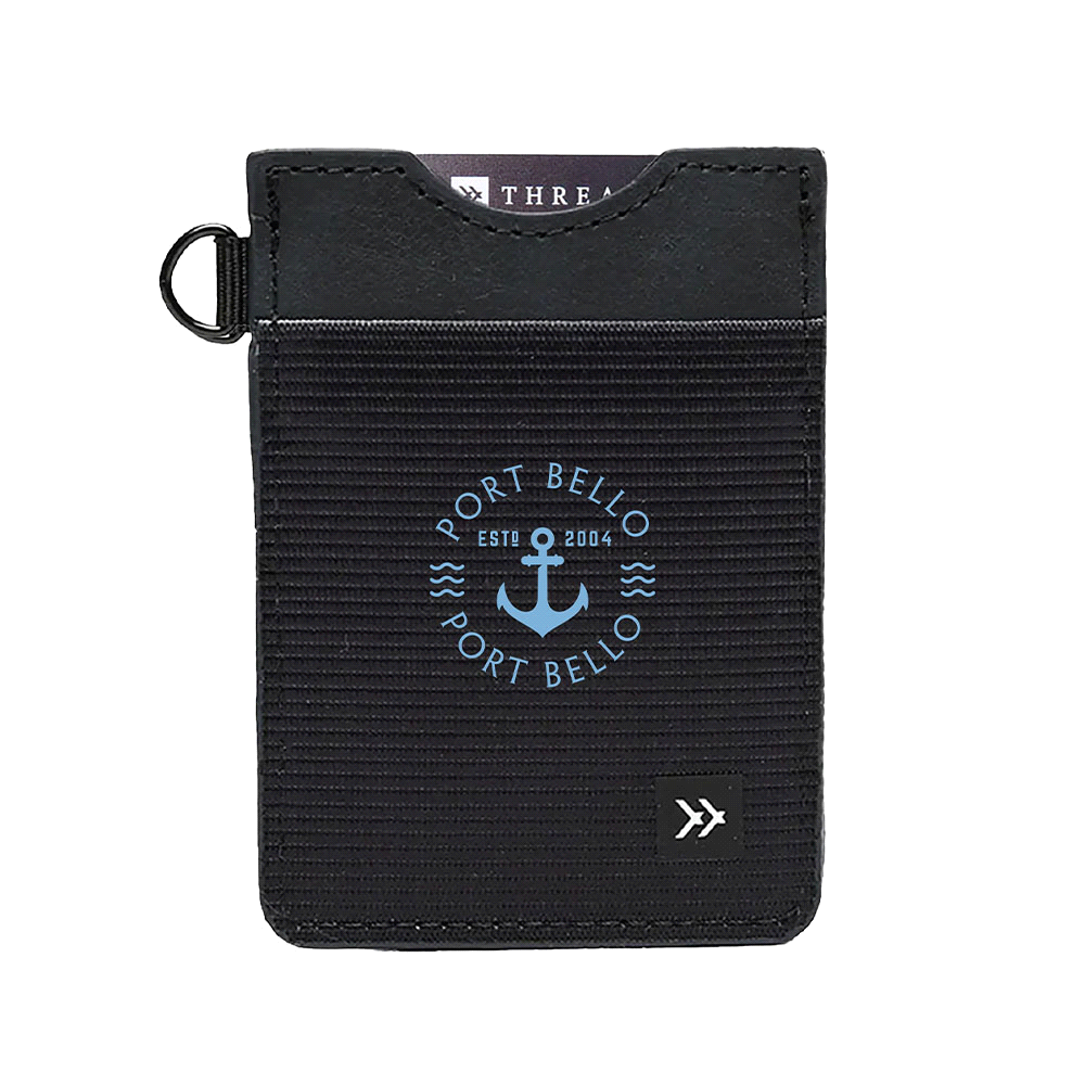 Thread Vertical Wallet – Brushes – The Range – available in Black – thumbnail 3 of 4