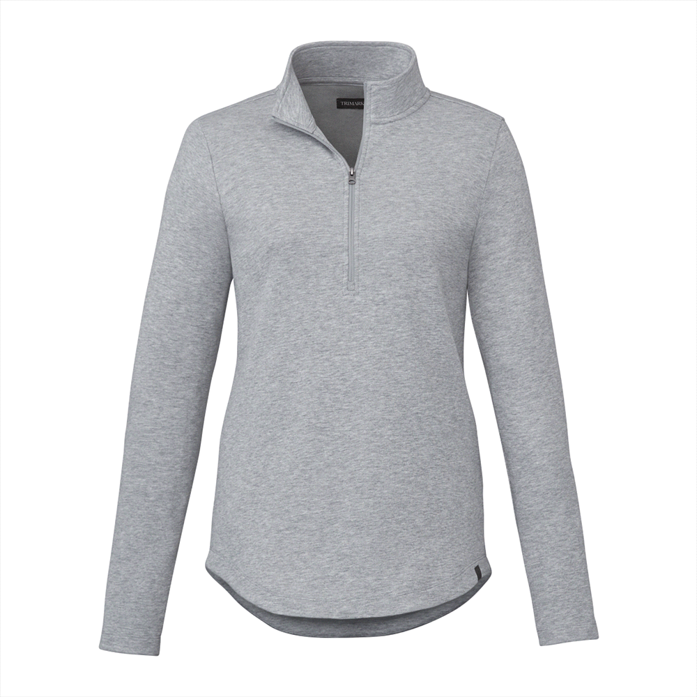Rigi Eco Knit Quarter Zip - Womens – Jackets – Apparel Range – available in Black, Heather Dark Charcoal, Heather Grey and Vintage Navy – thumbnail 3 of 23