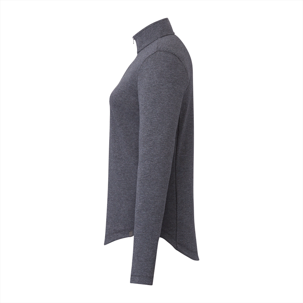 Rigi Eco Knit Quarter Zip - Womens – Jackets – Apparel Range – available in Black, Heather Grey and Vintage Navy – thumbnail 19 of 23