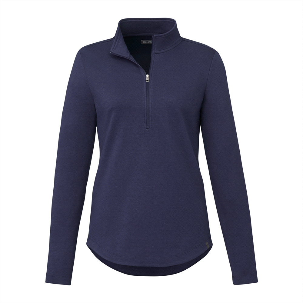 Rigi Eco Knit Quarter Zip - Womens – Jackets – Apparel Range – available in Black, Heather Dark Charcoal, Heather Grey and Vintage Navy – thumbnail 2 of 23