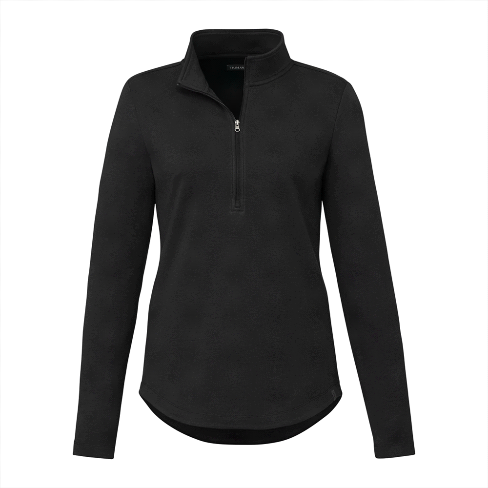Rigi Eco Knit Quarter Zip - Womens – Jackets – Apparel Range – available in Black, Heather Grey and Vintage Navy – thumbnail 5 of 23