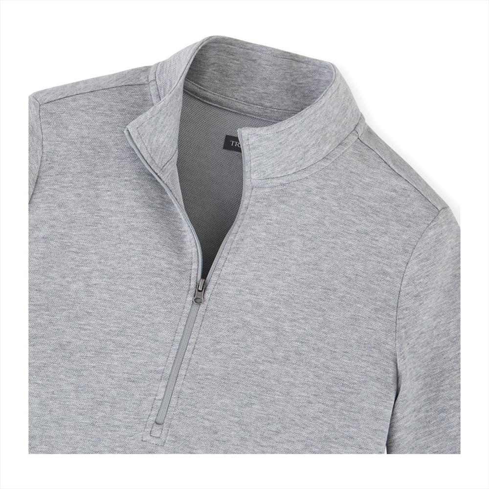 Rigi Eco Knit Quarter Zip - Womens – Jackets – Apparel Range – available in Black, Heather Grey and Vintage Navy – thumbnail 13 of 23