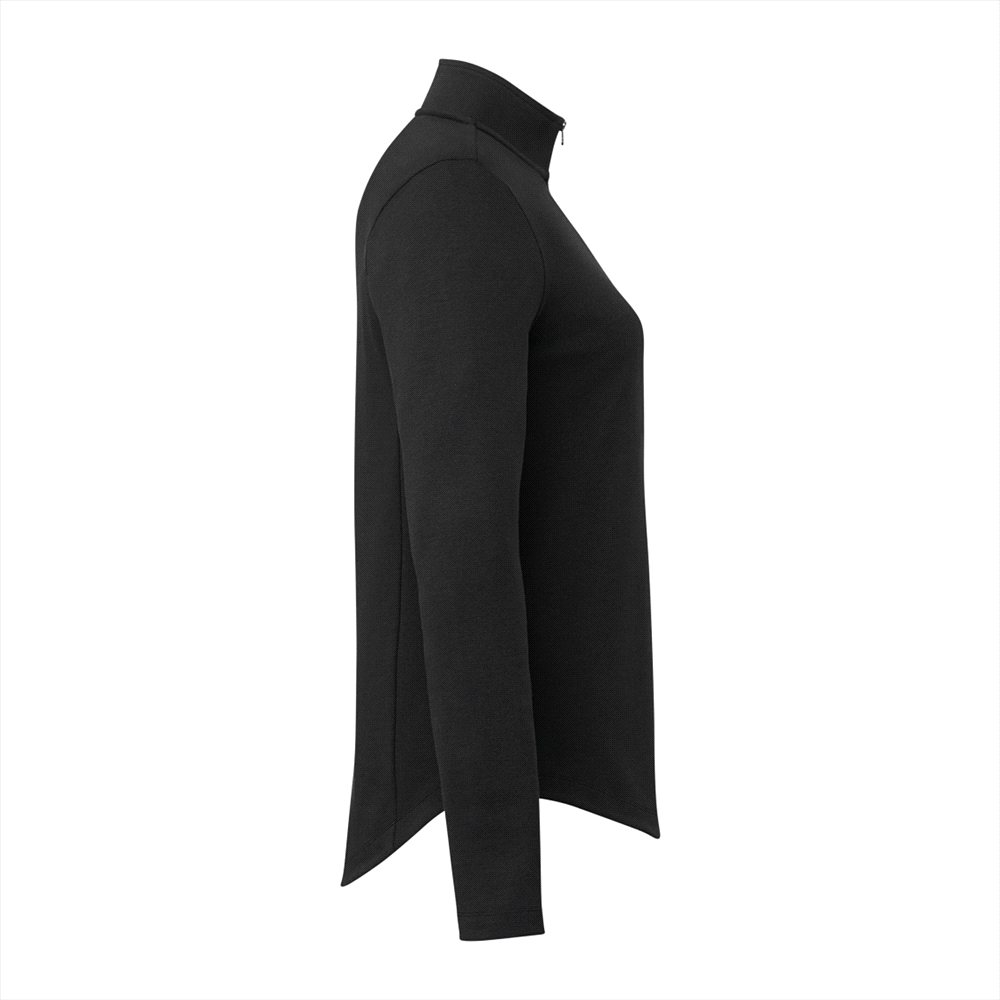 Rigi Eco Knit Quarter Zip - Womens – Jackets – Apparel Range – available in Black, Heather Grey and Vintage Navy – thumbnail 22 of 23