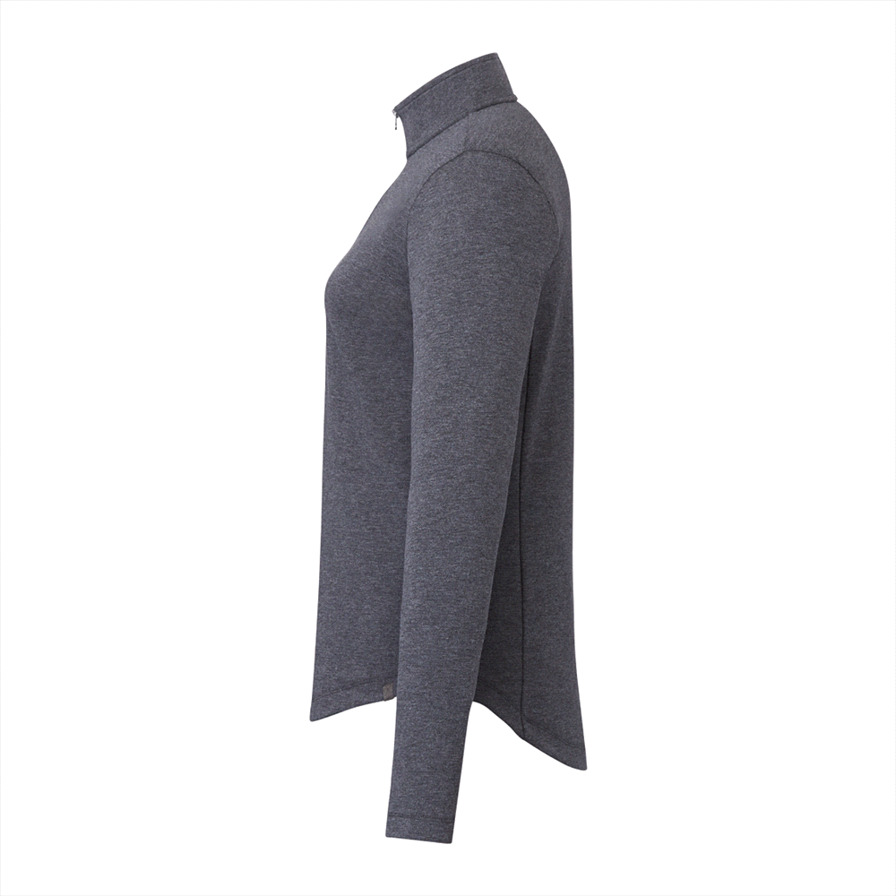 Rigi Eco Knit Quarter Zip - Womens – Jackets – Apparel Range – available in Black, Heather Grey and Vintage Navy – thumbnail 18 of 23