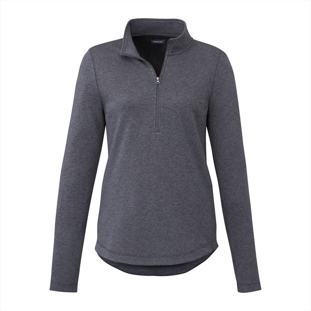 Rigi Eco Knit Quarter Zip - Womens – Jackets – Apparel Range – available in Black, Heather Dark Charcoal, Heather Grey and Vintage Navy – thumbnail 4 of 23