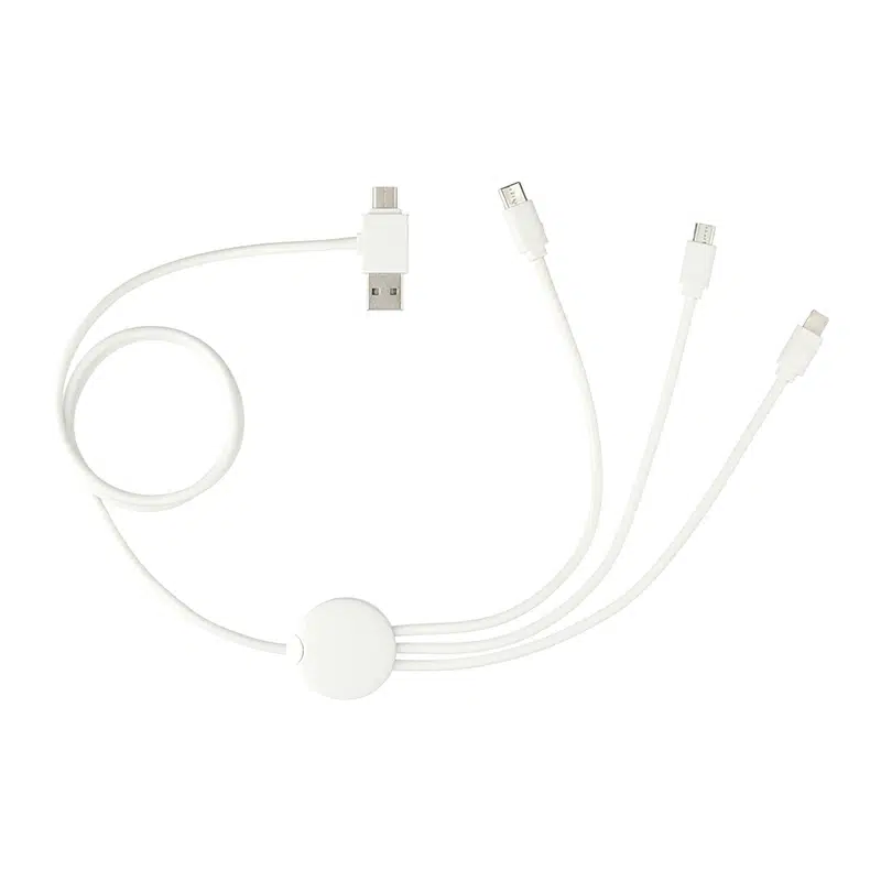 5-In-1 Charging Cable w/ Antimicrobial Additive – Desk Accessories