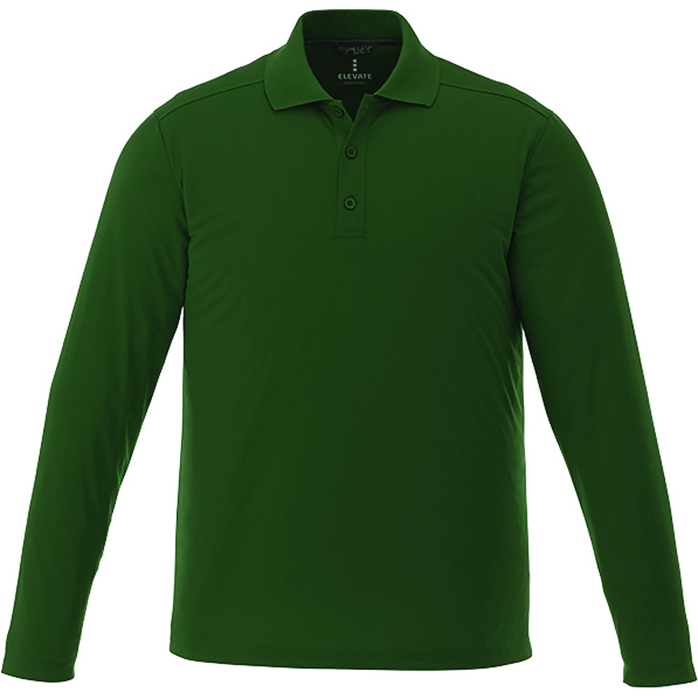 Mori Long Sleeve Polo - Mens – Jackets – Apparel Range – available in Black, Forest Green, Navy, Steel Grey and 1 more – thumbnail 5 of 19