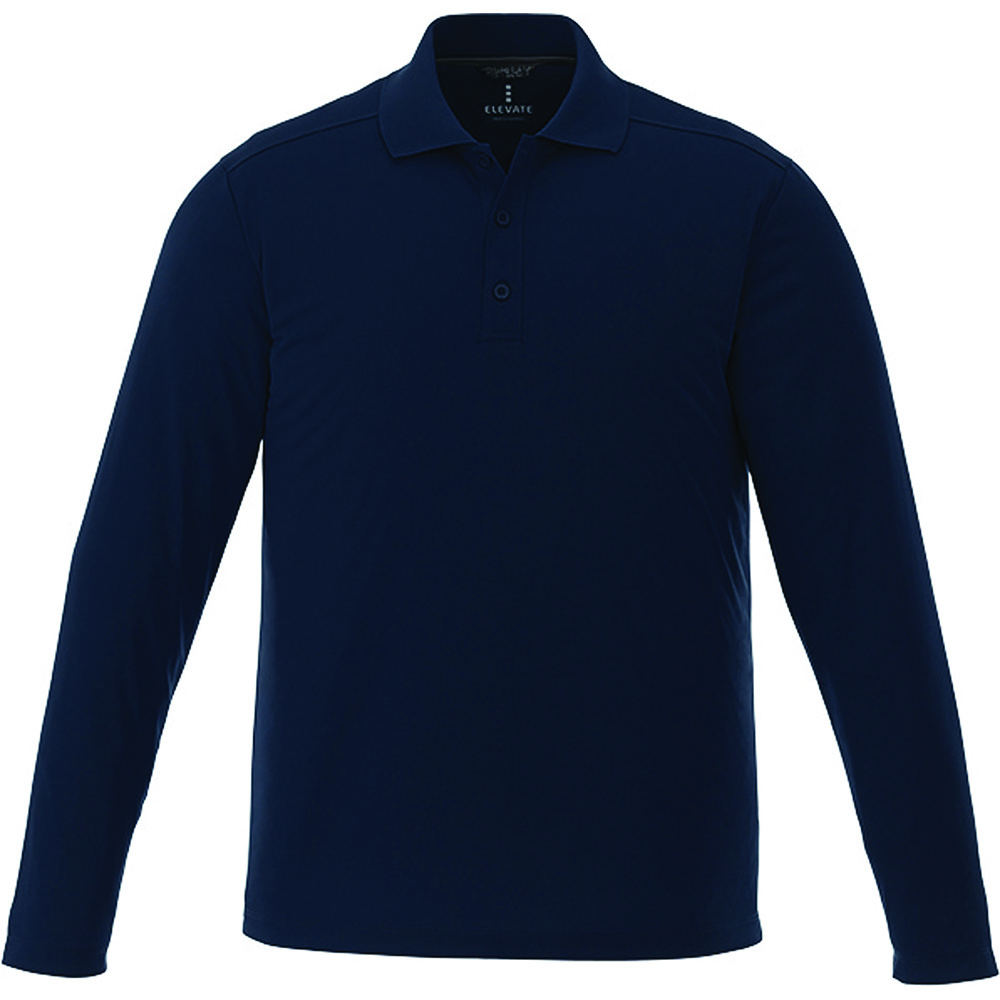 Mori Long Sleeve Polo - Mens – Jackets – Apparel Range – available in Black, Forest Green, Navy, Steel Grey and 1 more – thumbnail 7 of 19