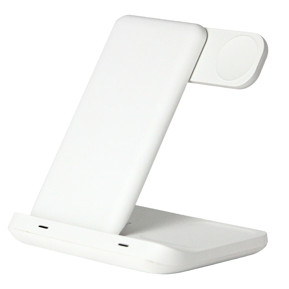 Axis 3 in 1 Wireless Charger – Desk Accessories – The Range – available in Black and White – thumbnail 4 of 17