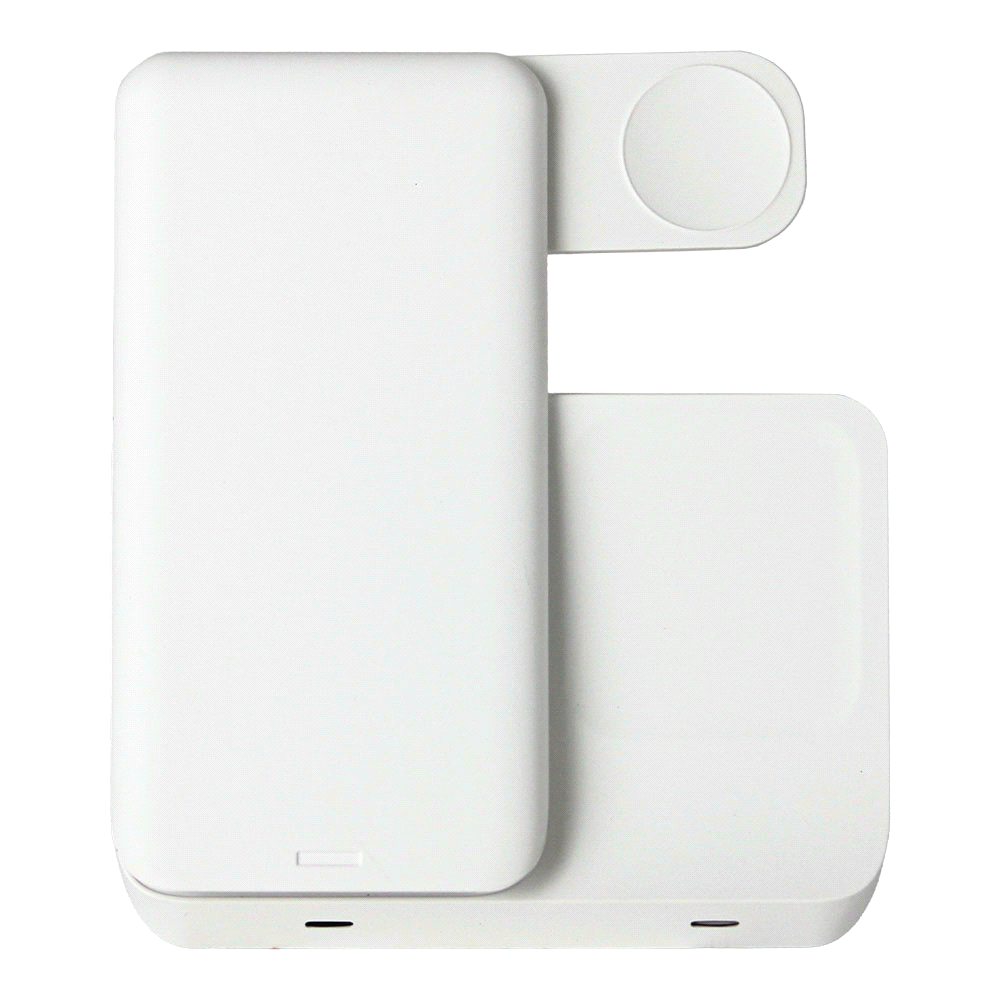 Axis 3 in 1 Wireless Charger – Desk Accessories – The Range – available in Black and White – thumbnail 3 of 17