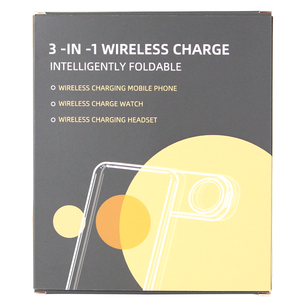 Axis 3 in 1 Wireless Charger – Desk Accessories – The Range – available in Black and White – thumbnail 6 of 21