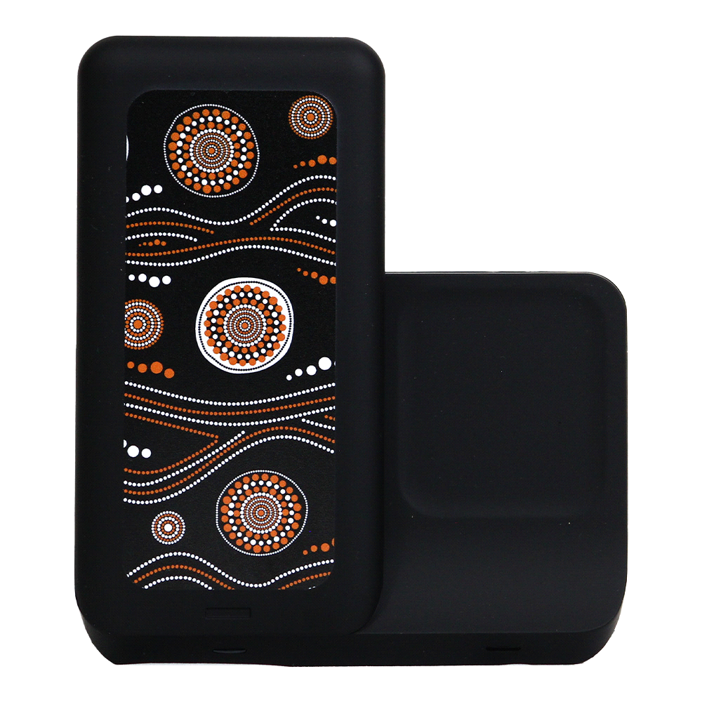 Axis 3 in 1 Wireless Charger – Desk Accessories – The Range – available in Black and White – thumbnail 13 of 21