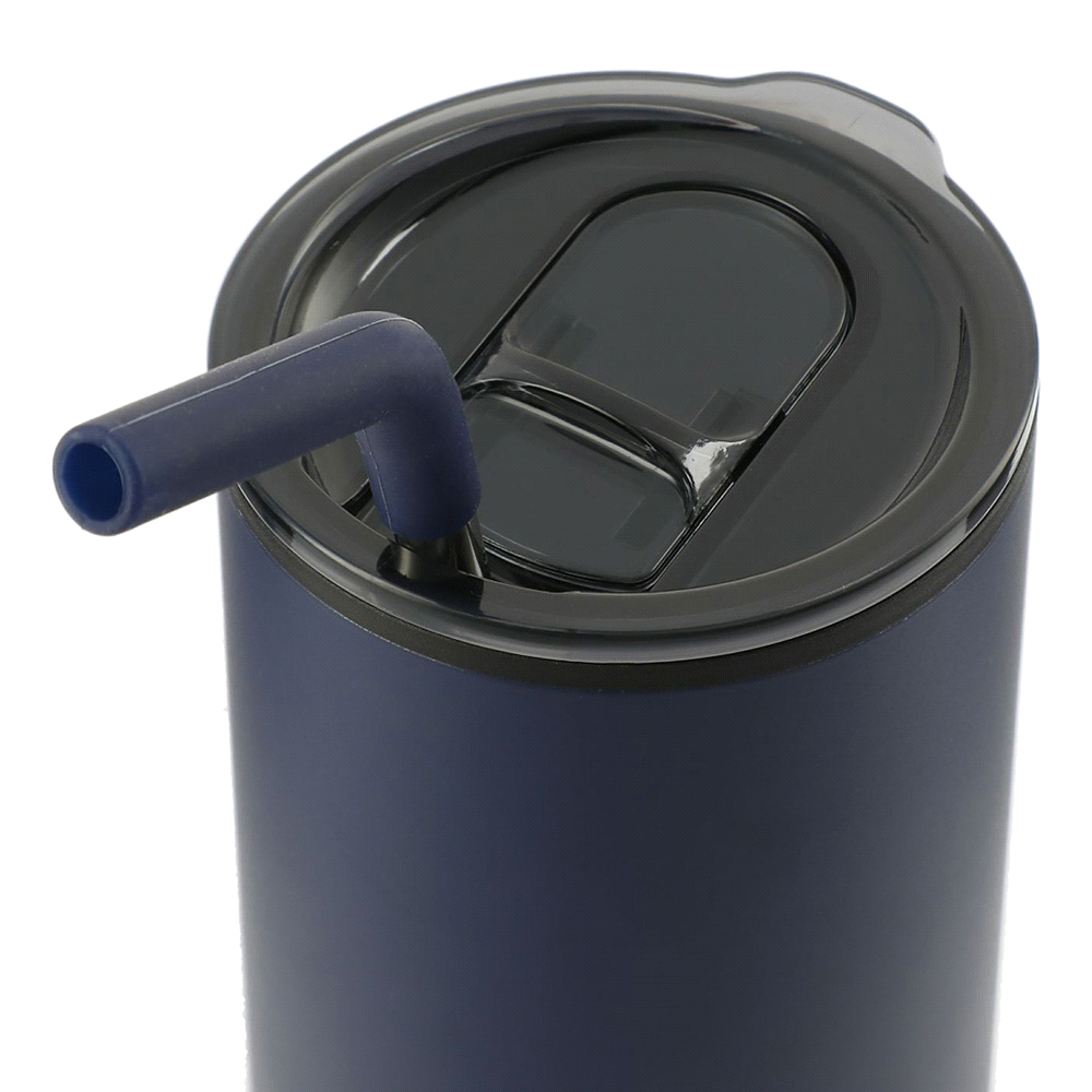 Lagom 470ml Tumbler w/ SS Straw – Drink Bottles – The Range – available in Black, Navy and White – thumbnail 9 of 15