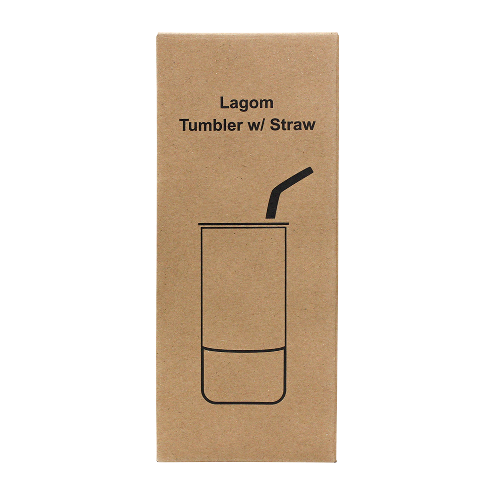 Lagom 470ml Tumbler w/ SS Straw – Drink Bottles – The Range – available in Black, Navy and White – thumbnail 15 of 15