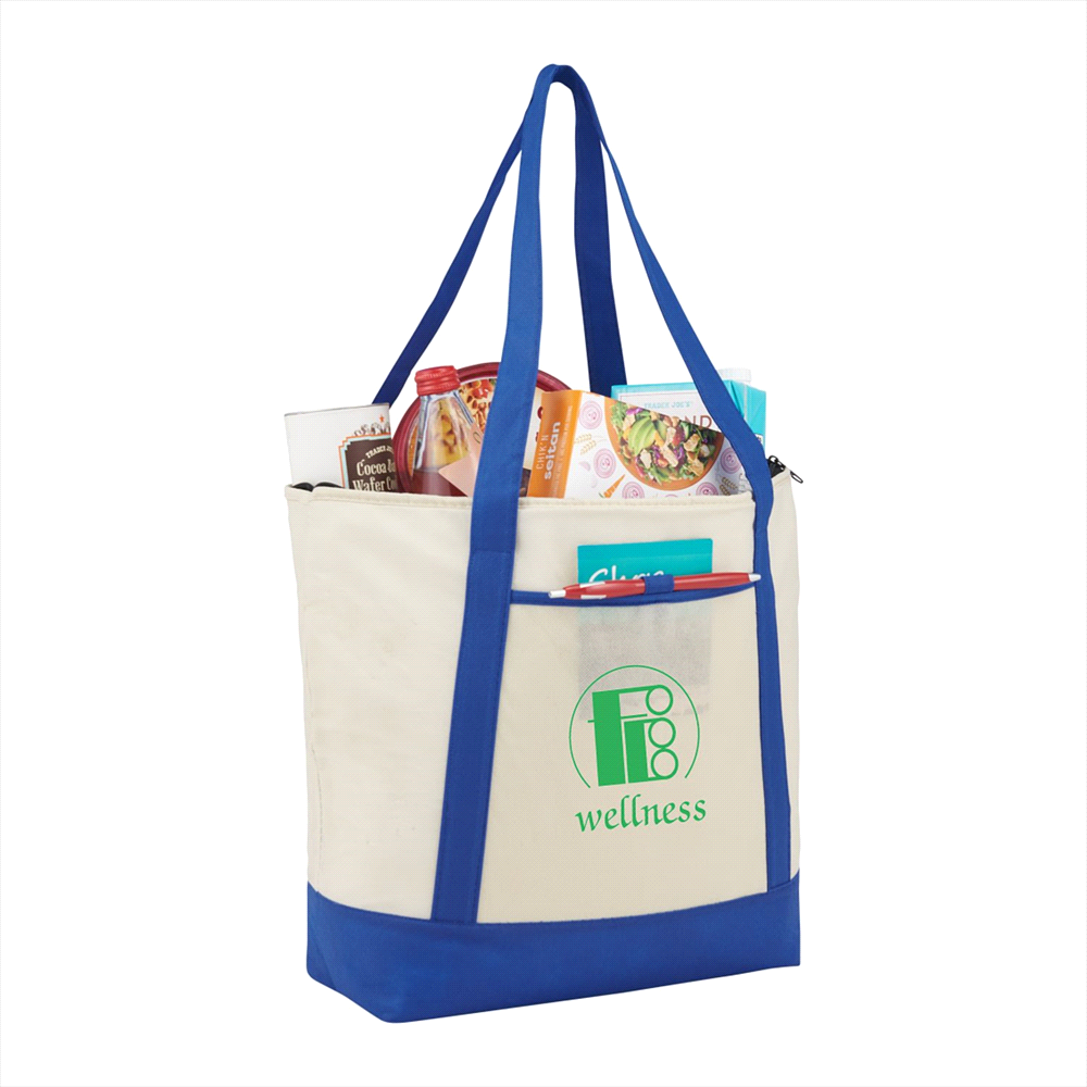 Lighthouse 24-Can Non-Woven Tote Cooler 24L – Cooler Bags – The Range – available in Royal Blue – thumbnail 2 of 4