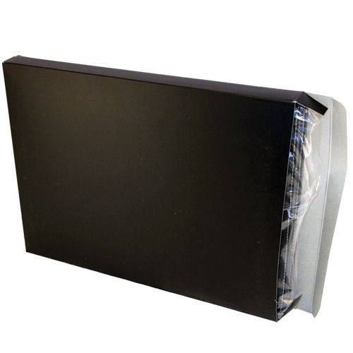 Manchester A4 Imitation Leather Zip Compendium – Compendiums – The Range – available in Black – thumbnail 2 of 4