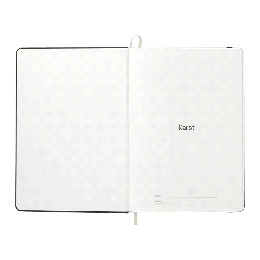 Karst A5 Stone Paper Hardcover Notebook – Desk Accessories – The Range – available in Black, Navy – thumbnail 4 of 14