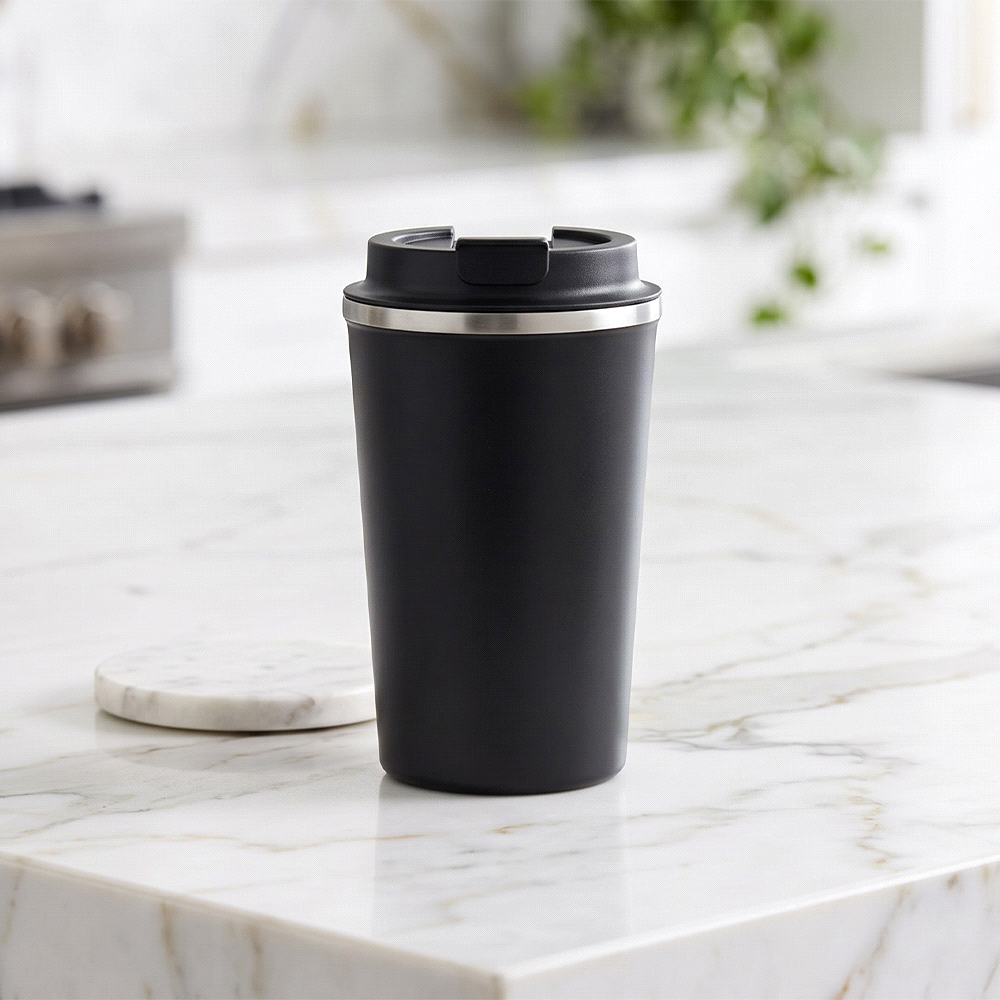 Carry Cup Newport Double Wall Vacuum Tumbler - 350ml – Drink Bottles – The Range – available in Black, Forest Green, Navy Blue, Sandstone and White – thumbnail 8 of 23