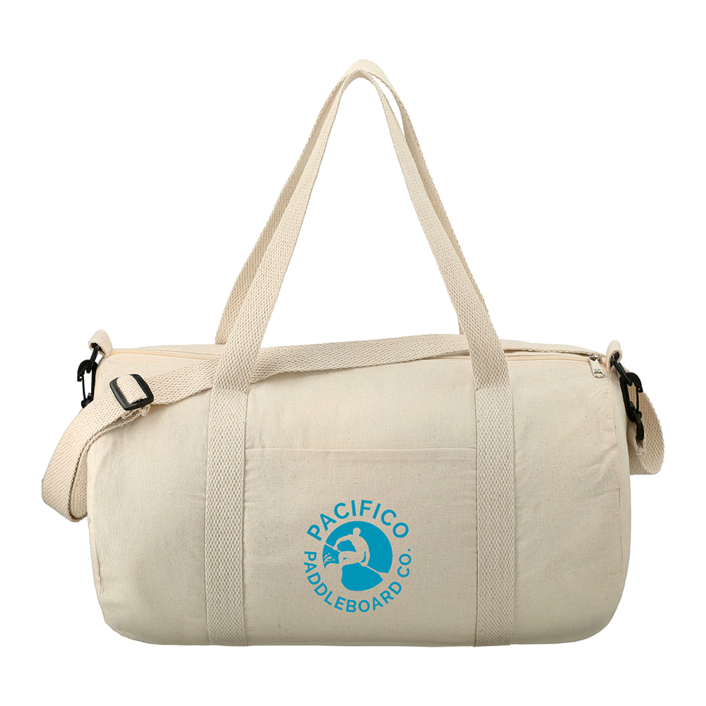 Cotton 18" Barrel Duffel – Duffle/Sports Bags – Global Stock – available in Black, Blue – thumbnail 7 of 9