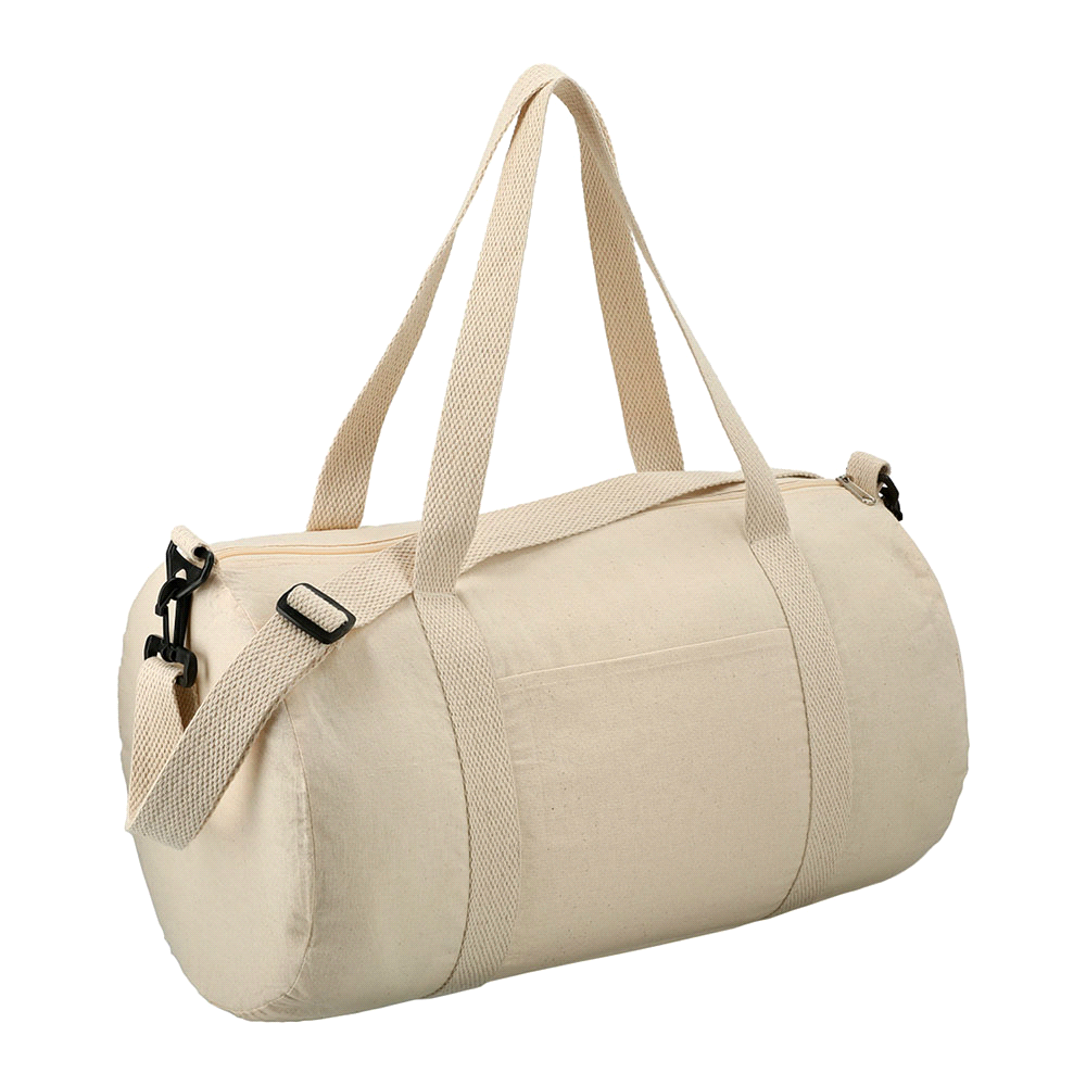 Cotton 18" Barrel Duffel – Duffle/Sports Bags – Global Stock – available in Black, Blue – thumbnail 5 of 9