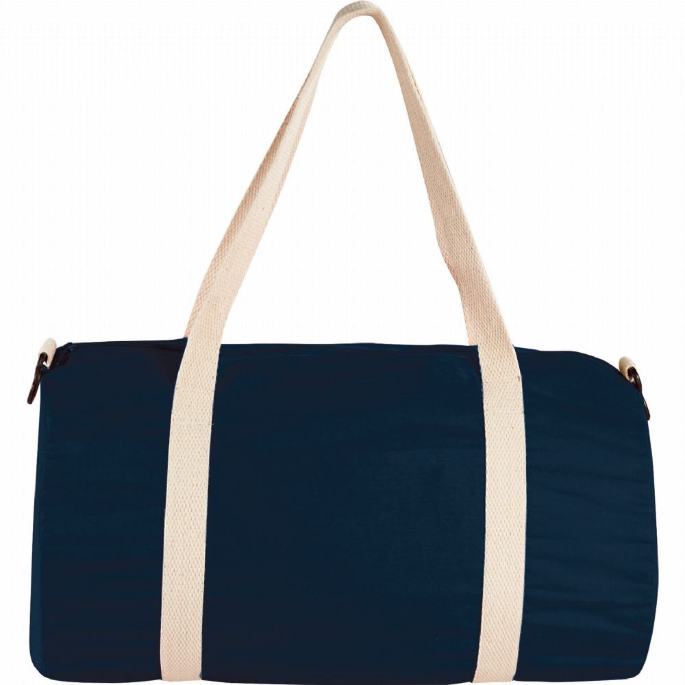 Cotton 18" Barrel Duffel – Duffle/Sports Bags – Global Stock – available in Black, Blue – thumbnail 4 of 9