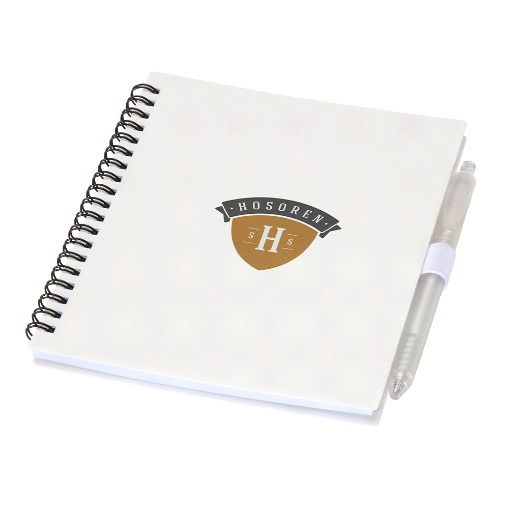 Niove Recycled PP JournalBook & Pen – Diaries – The Range – available in Black, Red, Royal Blue and White – thumbnail 14 of 23