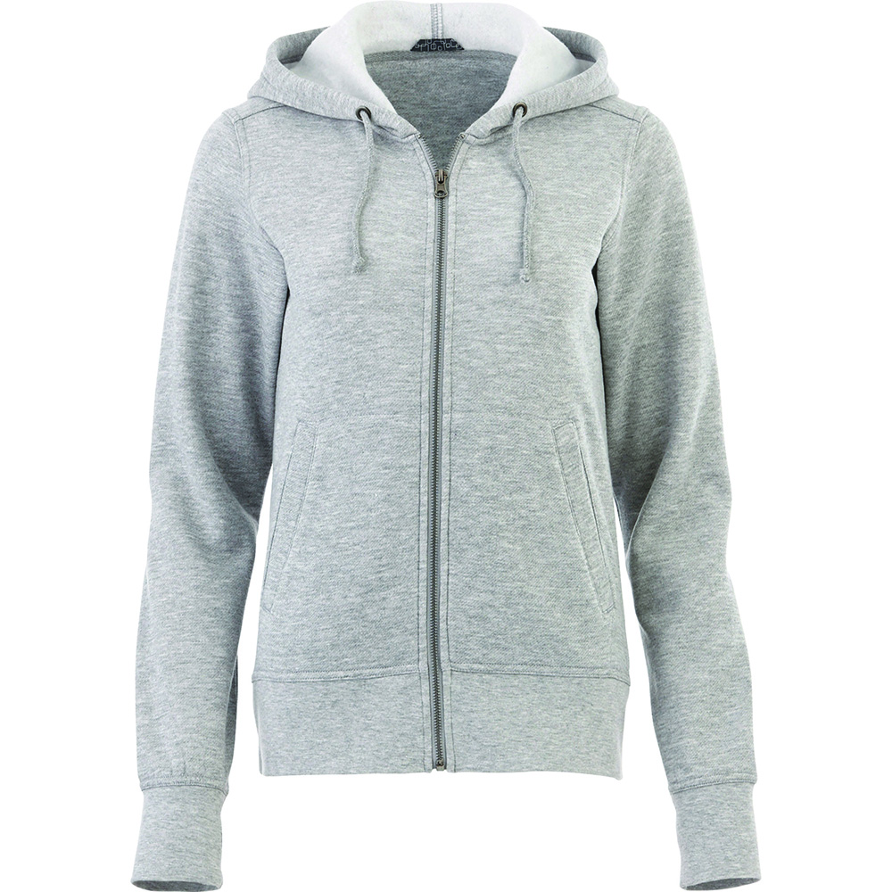 Cypress Fleece Zip Hoody - Womens – Hoodies – Apparel Range – available in Forest Green, Heather Dark Charcoal, Heather Grey Secondary, Maroon and 3 more – thumbnail 12 of 24