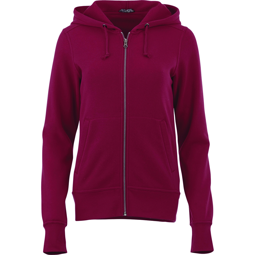 Cypress Fleece Zip Hoody - Womens – Hoodies – Apparel Range – available in Forest Green, Heather Dark Charcoal, Heather Grey Secondary, Maroon and 3 more – thumbnail 7 of 24