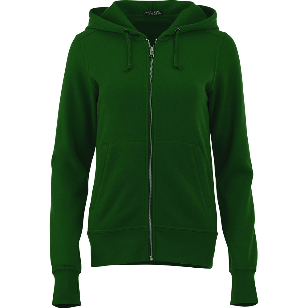 Cypress Fleece Zip Hoody - Womens – Hoodies – Apparel Range – available in Forest Green, Heather Dark Charcoal, Heather Grey Secondary, Maroon and 3 more – thumbnail 11 of 24