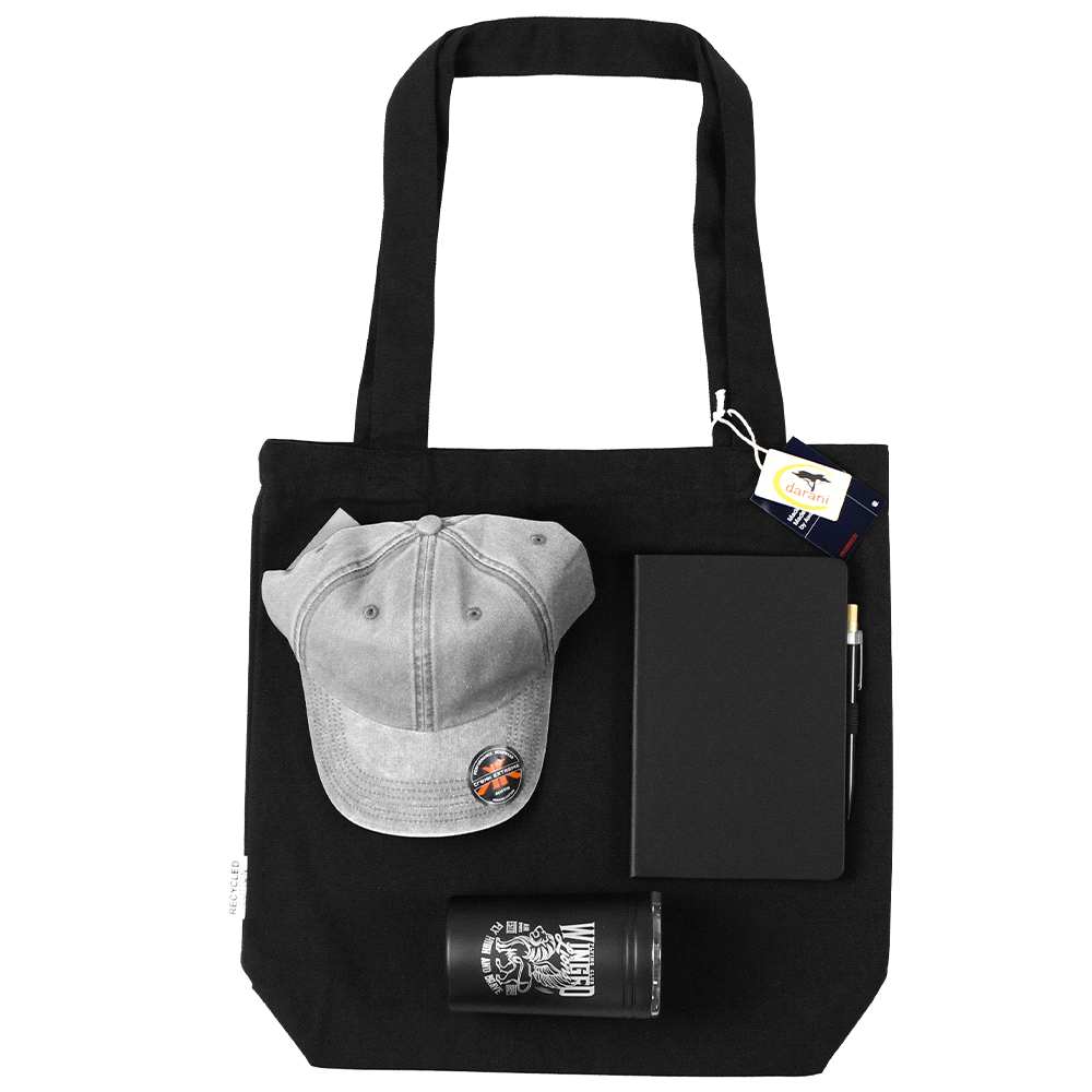Lifestyle Essentials Pack – Tote Bags – The Range – available in Black and Navy – thumbnail 2 of 13