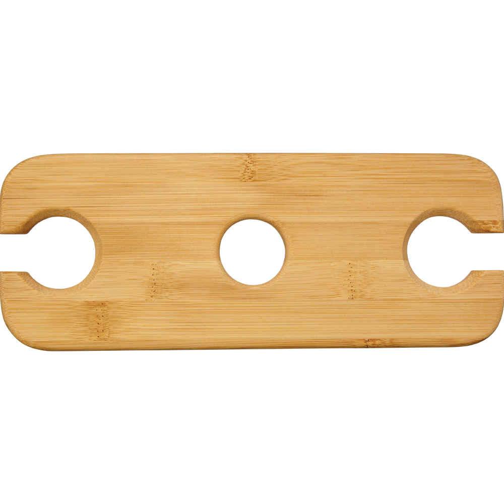 Wine Bottle & Glass Carrier – Glassware – The Range – available in Wood – thumbnail 1 of 4