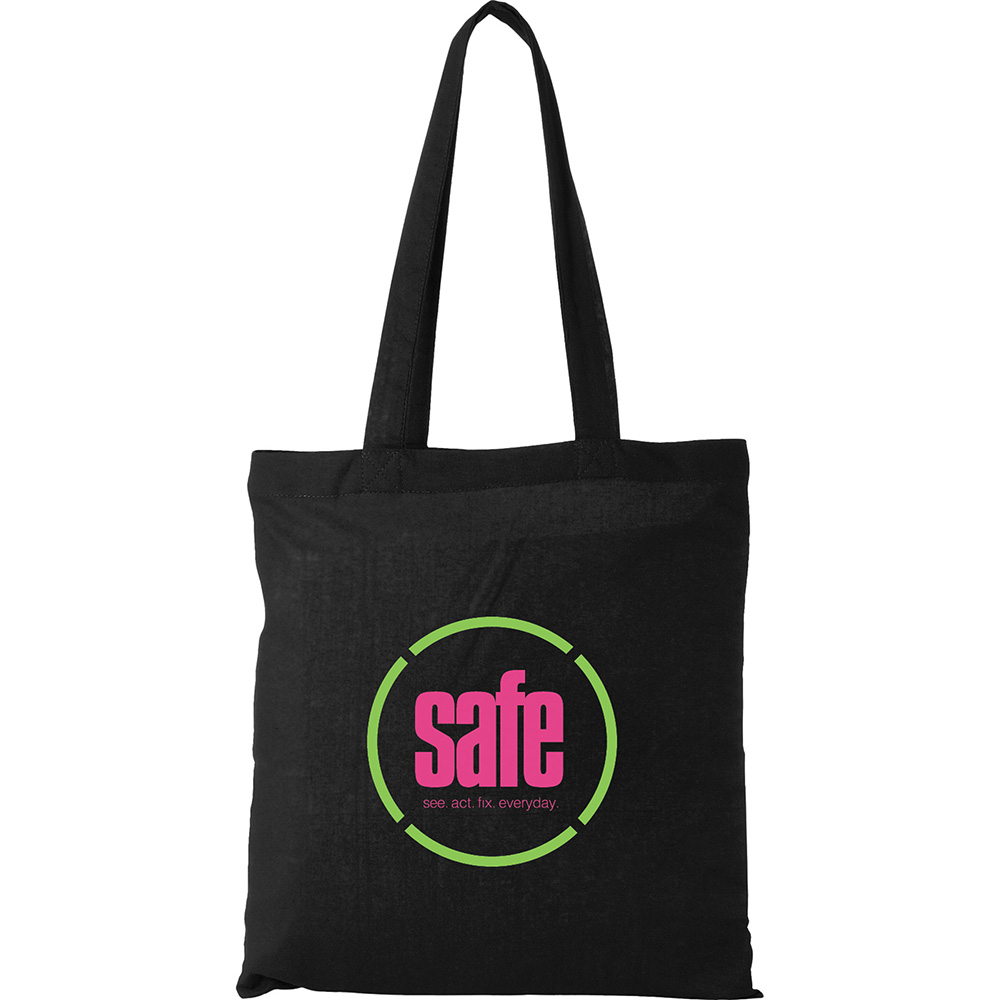 Carolina Cotton Canvas Convention Tote – Shoppers – The Range – available in Black, Natural, Navy, Red and Royal Blue – thumbnail 3 of 20