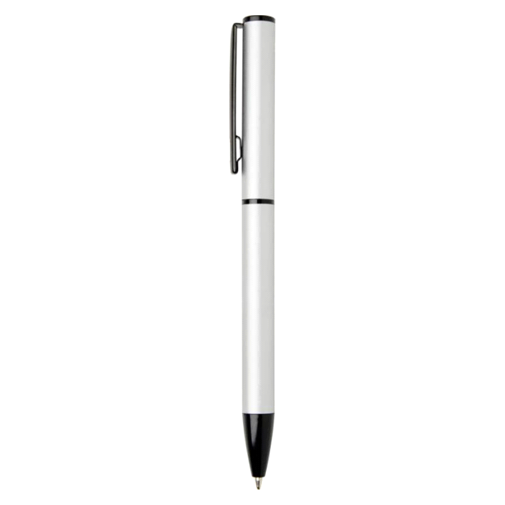 Verton Recycled Aluminium Twist Ballpoint Pen – Eco Pens – The Range – available in Black, Navy, Silver and White – thumbnail 21 of 24