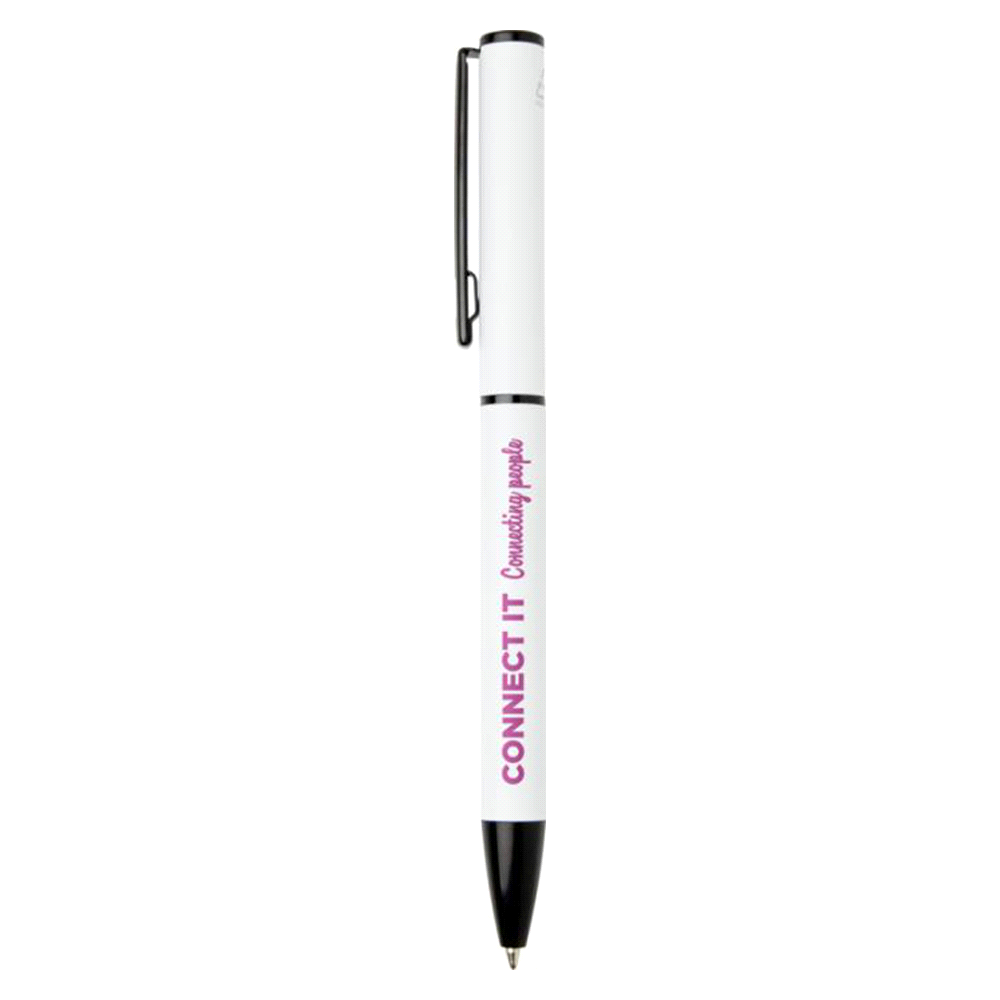 Verton Recycled Aluminium Twist Ballpoint Pen – Eco Pens – The Range – available in Black, Navy, Silver and White – thumbnail 14 of 24