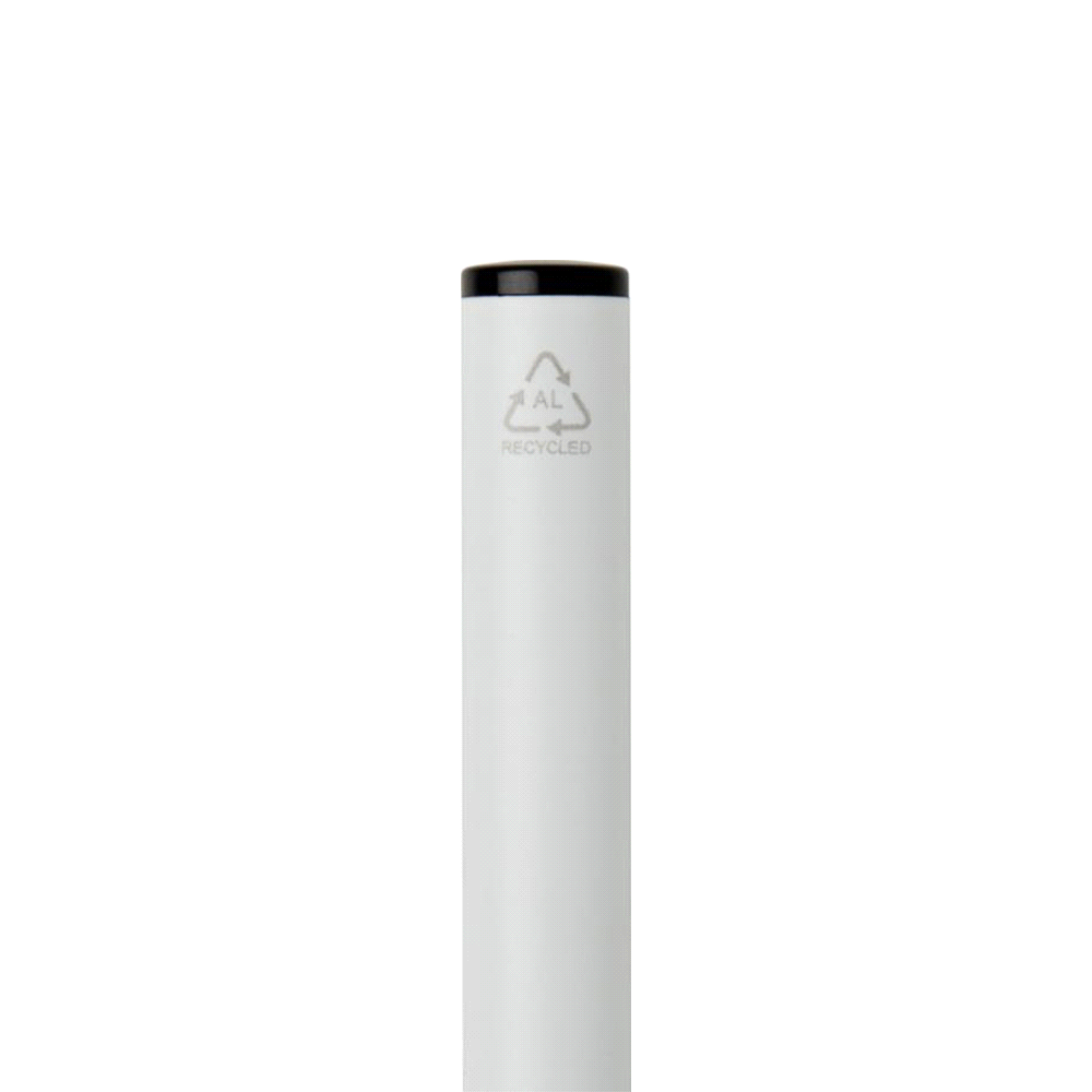 Verton Recycled Aluminium Twist Ballpoint Pen – Eco Pens – The Range – available in Black, Navy, Silver and White – thumbnail 18 of 24