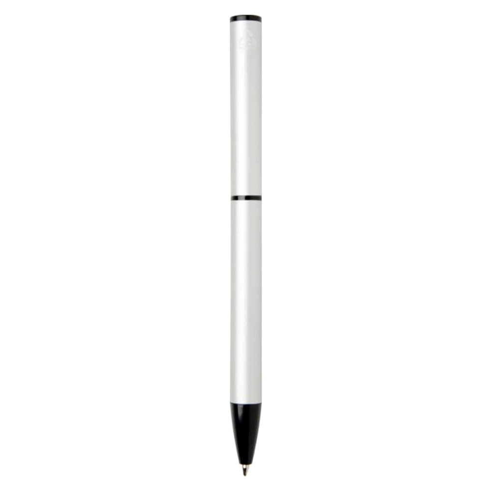 Verton Recycled Aluminium Twist Ballpoint Pen – Eco Pens – The Range – available in Black, Navy, Silver and White – thumbnail 13 of 24
