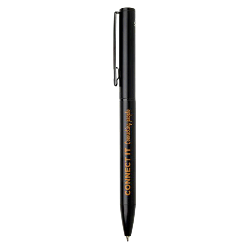Verton Recycled Aluminium Twist Ballpoint Pen – Eco Pens – The Range – available in Black, Navy, Silver and White – thumbnail 7 of 24