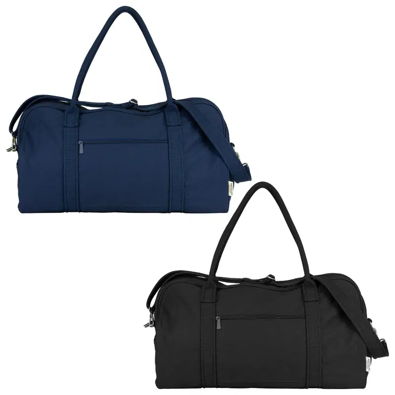 Darani GRS Recycled Canvas Duffle 48L – Duffle/Sports Bags – available in black colour