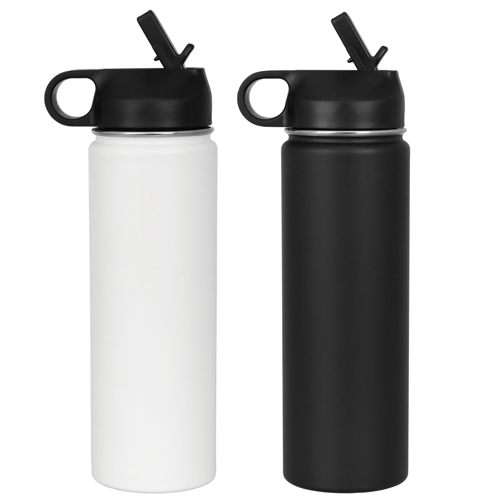 Trekk Stainless 700 Ml Drink Bottle – Drink Bottles – The Range – available in Black and White – thumbnail 1 of 15