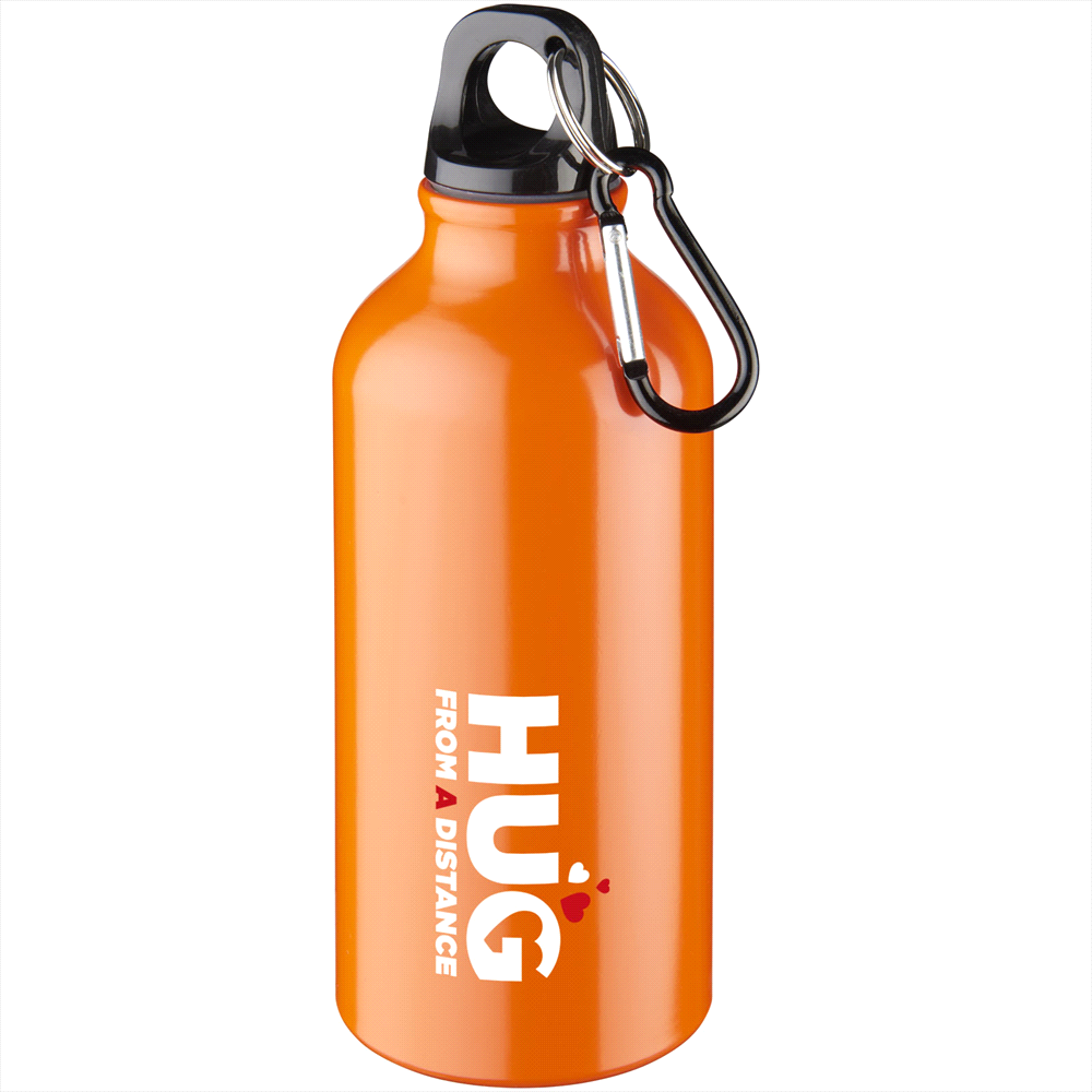 Oregon 400ml Sport Bottle w/ Carabiner – Drink Bottles – The Range – available in Black, Blue, Orange, Red and 1 more – thumbnail 14 of 18