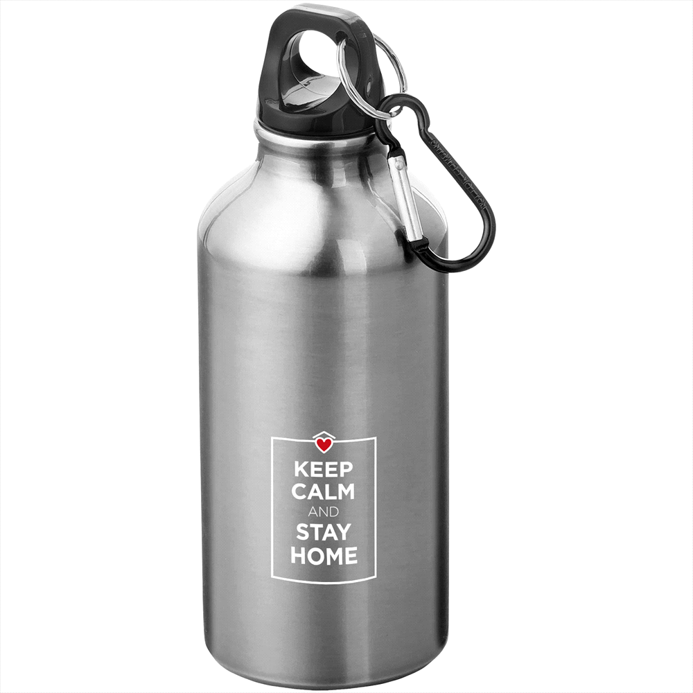 Oregon 400ml Sport Bottle w/ Carabiner – Drink Bottles – The Range – available in Black, Blue, Orange, Red and 1 more – thumbnail 16 of 18