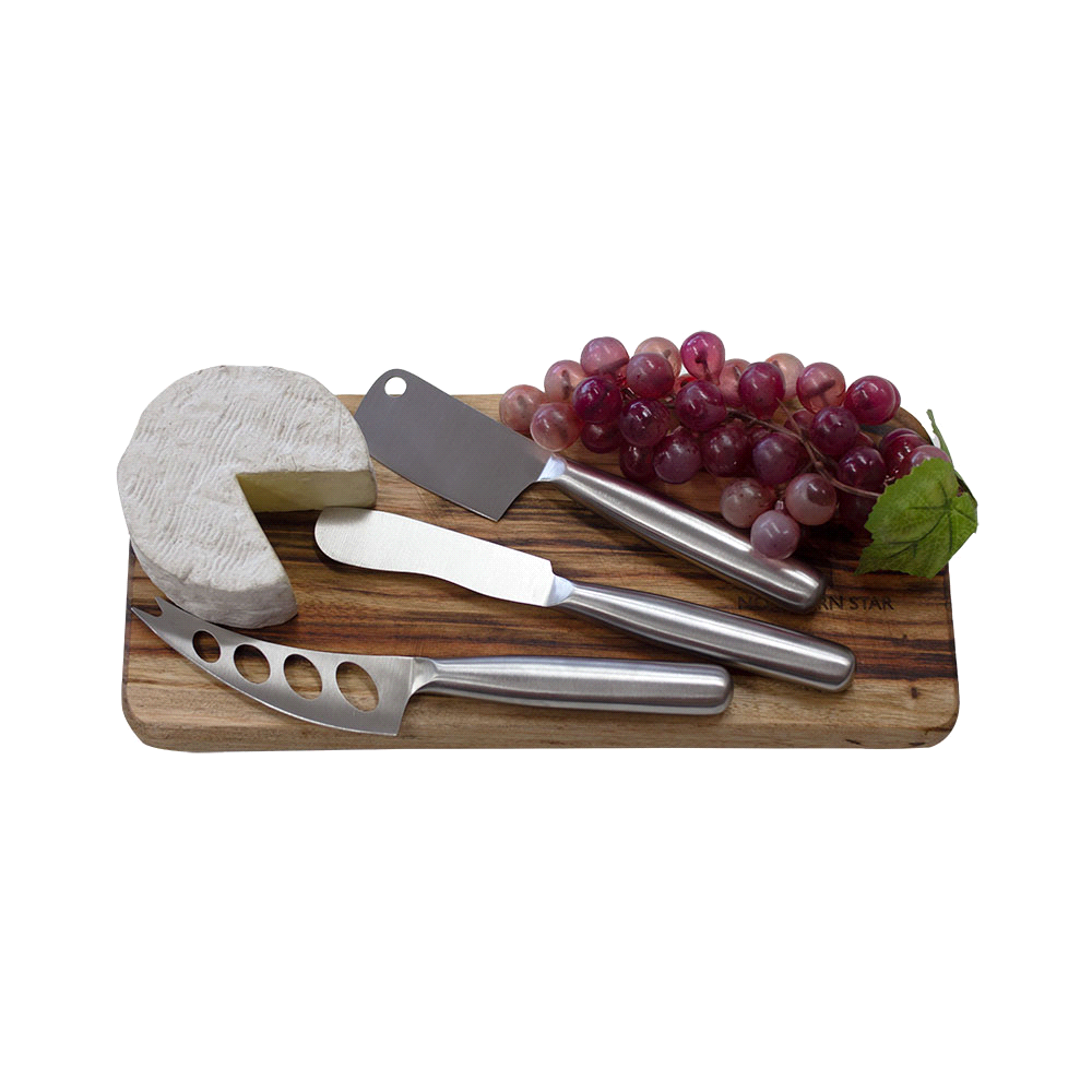 Stainless Steel Cheese Knife Set – Cheese Boards – The Range – available in Silver – thumbnail 3 of 6