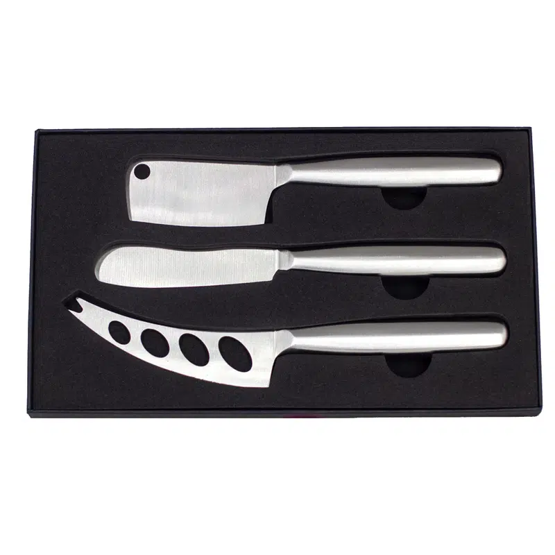 Stainless Steel Cheese Knife Set – Cheese Boards – available in silver colour