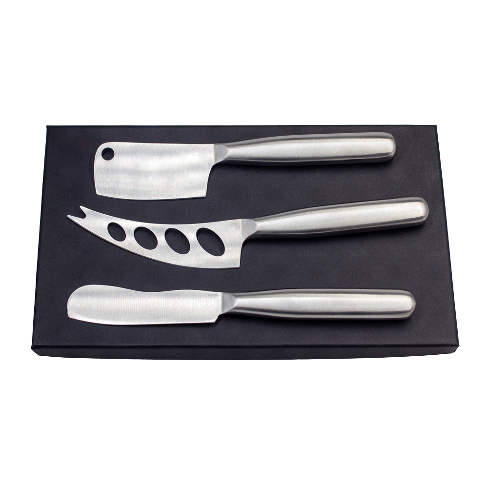Stainless Steel Cheese Knife Set – Cheese Boards – The Range – available in Silver – thumbnail 5 of 6
