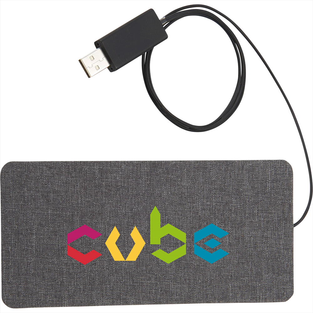 Ultra Thin Fabric Wireless Charging Pad – Wireless Chargers – Global Stock – available in Grey – thumbnail 2 of 8